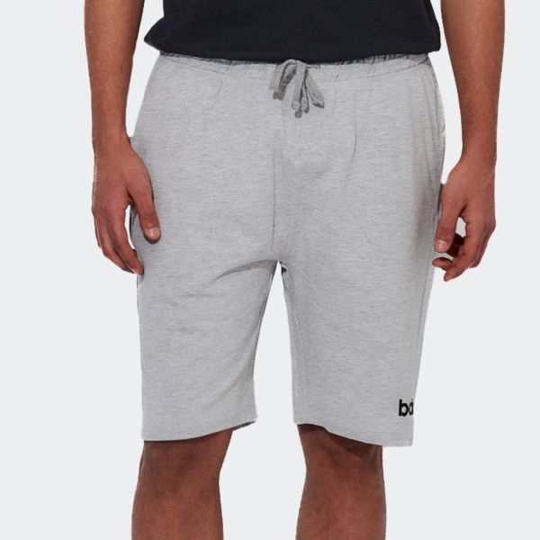 Body Action Essentials Men's Jersey Shorts 033617-01-LightMelangeGrey