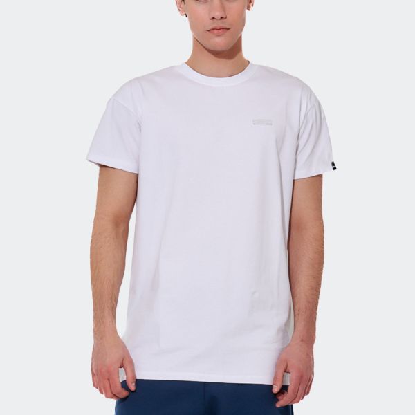 Body Action Slim Fit Stretch Jersey Men's T-Shirt 053625-01-White