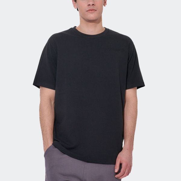 Body Action Regular Fit Tech Pique Men's T-Shirt 053626-01-Black