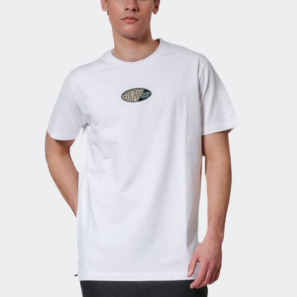 Body Action Graphic Men's T-Shirt 053628-01-White