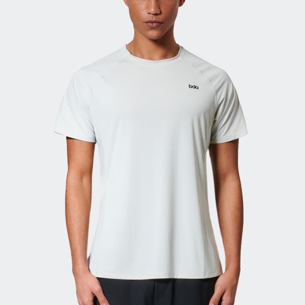 Body Action Lightweight Yoga Men's T-Shirt 053629-01-LightGrey