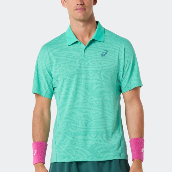 ASICS Jacquard Men's Tennis Polo 2041A387-300