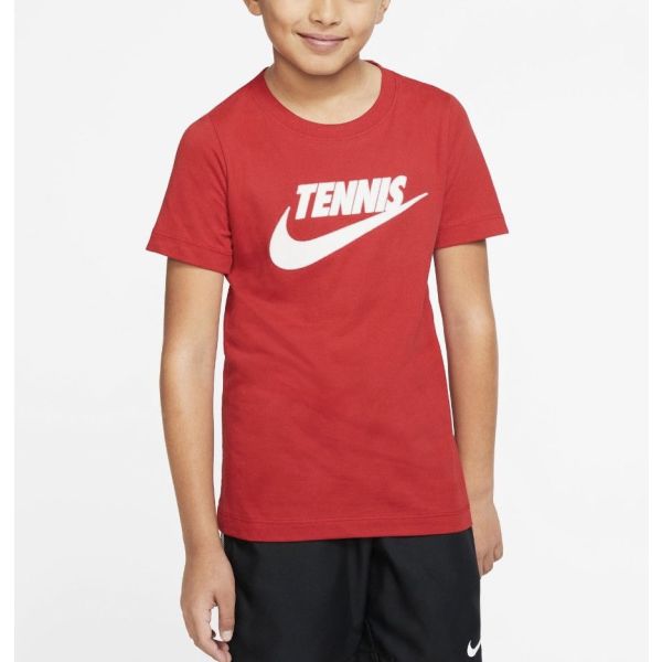NikeCourt Dri-FIT Boy's Graphic Tennis T-Shirt CJ7758-687