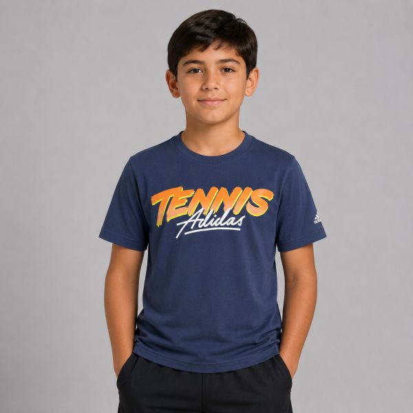 adidas Graphic Boy's Tennis T-shirt FM9865