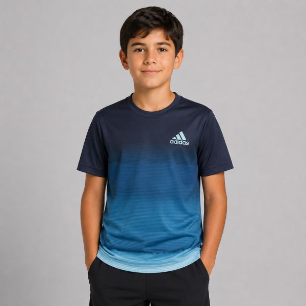 adidas Parley Printed Boy's Tennis Tee DU2453