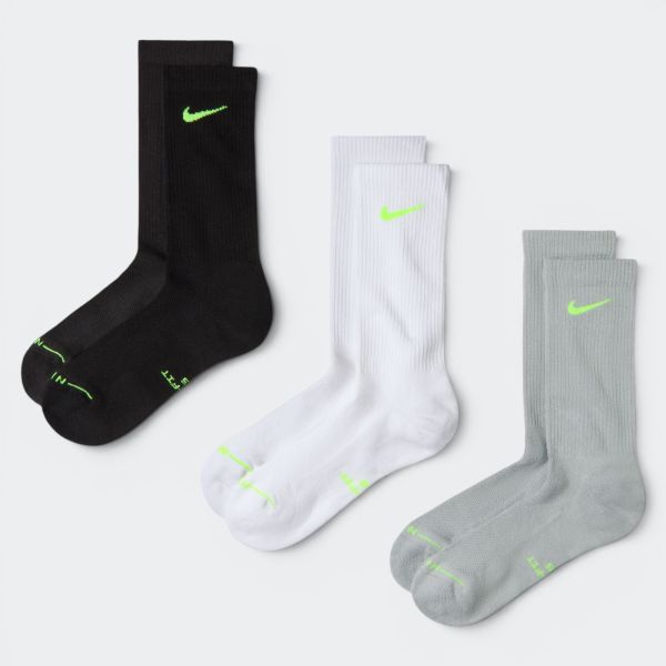Nike Everyday Elevated Crew Socks x 3 HQ4335-912