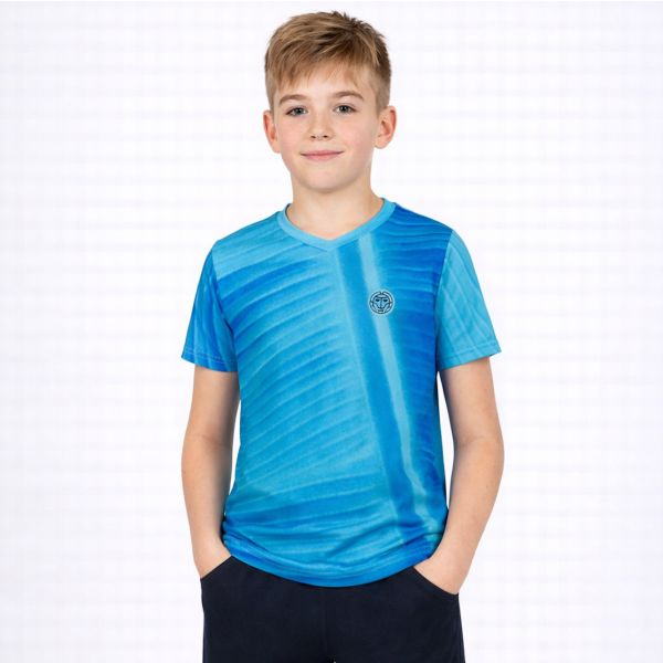 Κοντομάνικη Μπλούζα Για Αγόρια Bidi Badu Raik Tech V-Neck B369001201-AQDBL