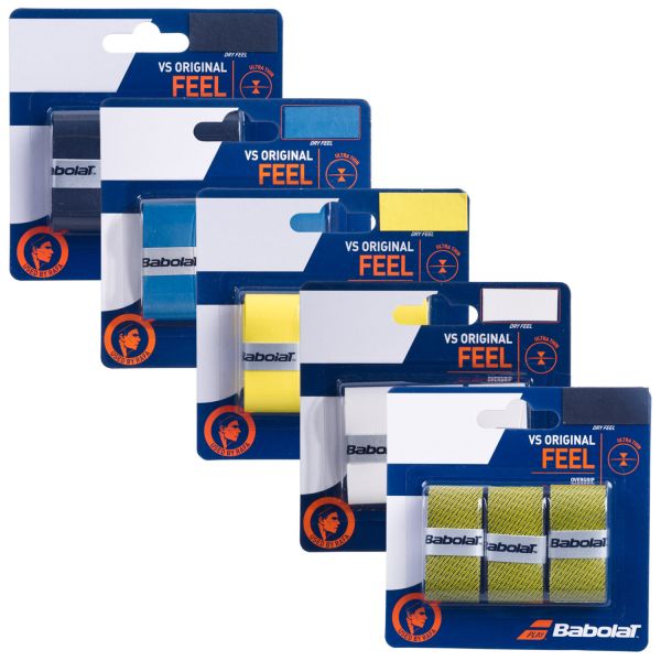 Babolat VS Grip Original Tennis Overgrips x 3 653040