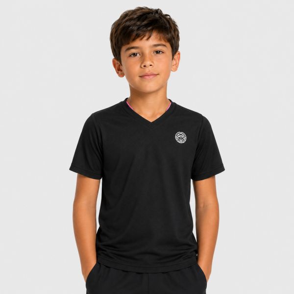 Κοντομάνικη Μπλούζα Για Αγόρια Bidi Badu Evin Tech Round-Neck B369003203-BK