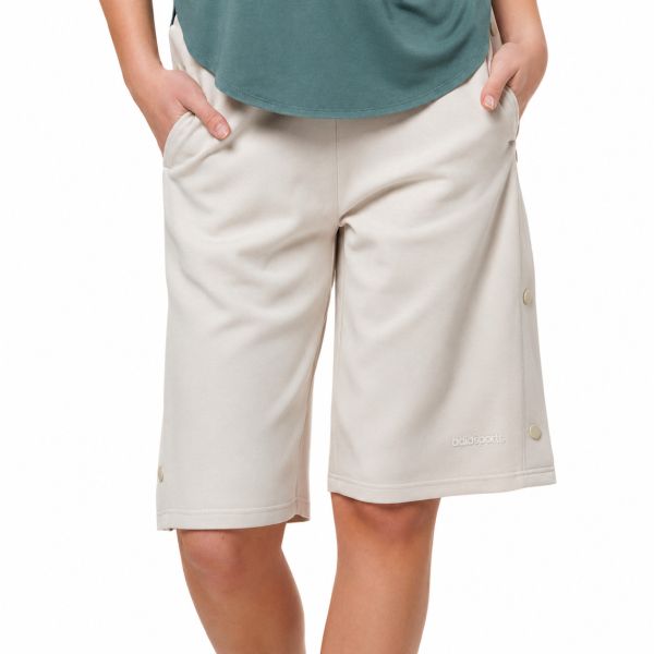 Body Action Wid-Leg Women's Bermuda Shorts 031522-01-SaltEcru
