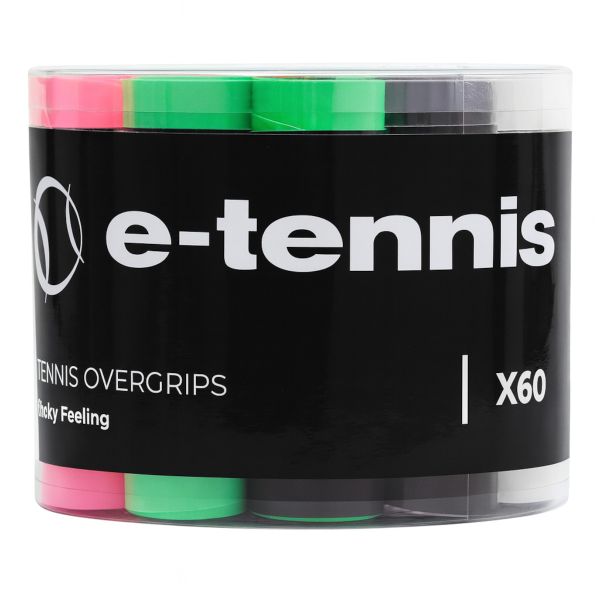 E-Tennis Overgrips x 60 et-60