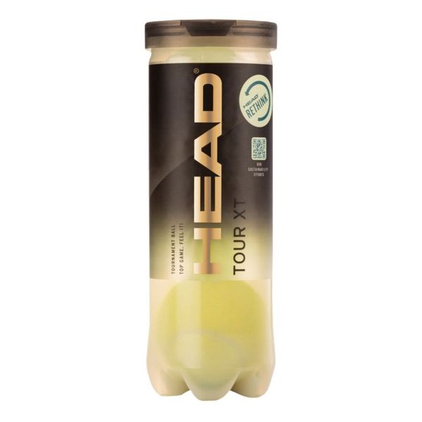 Head Tour XT Tennis Balls x 3
