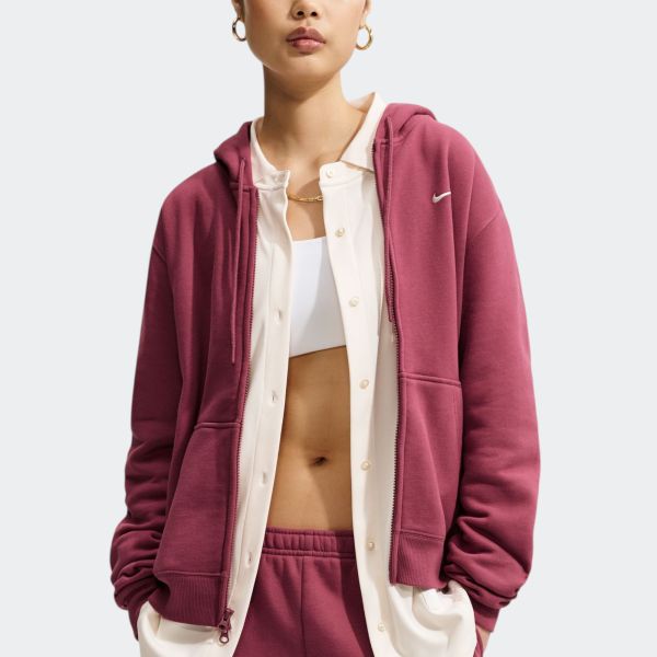 Nike Studio Fleece Medium Weight Women's Full-Zip Hoodie IM8504-654
