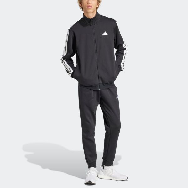 adidas Sportswear Basic 3-Stripes Fleece Men's Track Suit JI8878