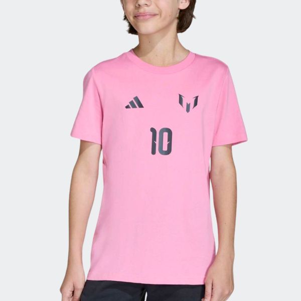 adidas Messi Name And Number Graphic Kids T-Shirt KG4925