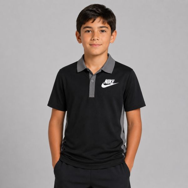 Nike Sportswear Boys' Tennis Polo AQ9671-010