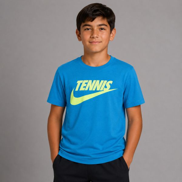 NikeCourt Big Kids' Graphic Tennis T-Shirt CW1538-425