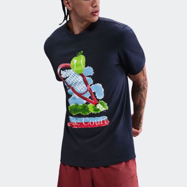 NikeCourt Men's Dri-FIT Tennis T-Shirt HV1713-451