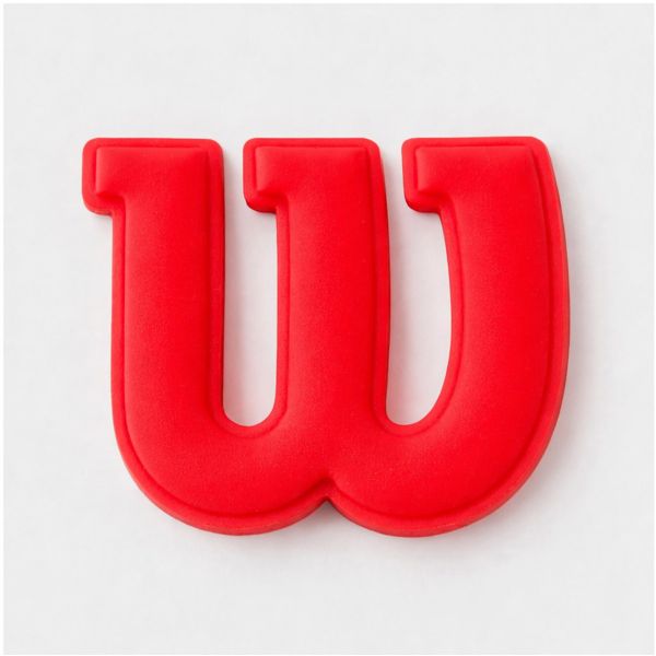 "W" Letter Dampener x 1 Damp-letter-Red