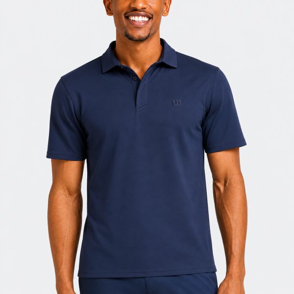 Wilson League Men's Tennis Polo WM00307411DBC