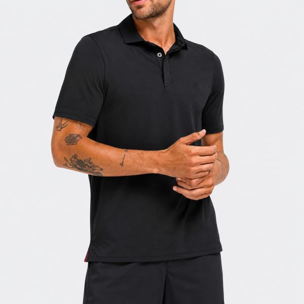 Wilson League Men's Tennis Polo WM00307431BKA