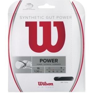 Wilson Synthetic Gut Power Tennis String (1.30mm, 12.2m)