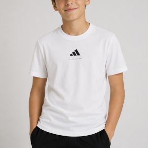 adidas Slogan Single Jersey Junior Tee
