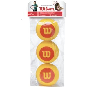 Παιδικά Σφουγγαρένια Μπαλάκια Τένις Wilson Starter x 3