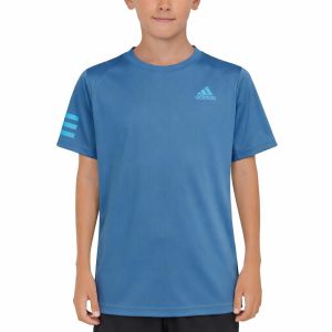 adidas Club 3-Stripes Boys Tennis T-Shirt HD2179