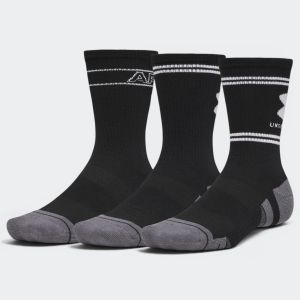 Under Armour Performance Tech Crew Socks x3