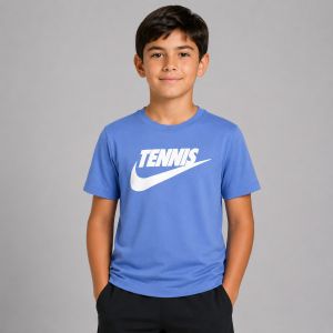 NikeCourt Dri-FIT Boy's Graphic Tennis T-Shirt