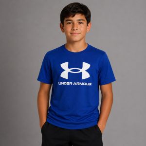 Under Armour Sportstyle Logo Boy's Short Sleeve Shirt
