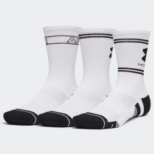 Under Armour Performance Tech Crew Socks x3